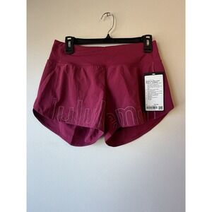 New With Tags Lululemon Speed Up Shorts Special Edition Size 6